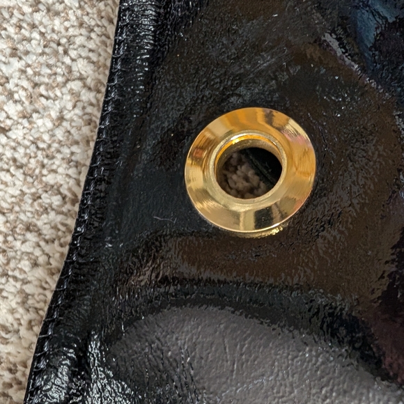 Innue Patent Leather Hobo Tote Shoulder Bag | Vintage Y2K - Picture 9 of 13